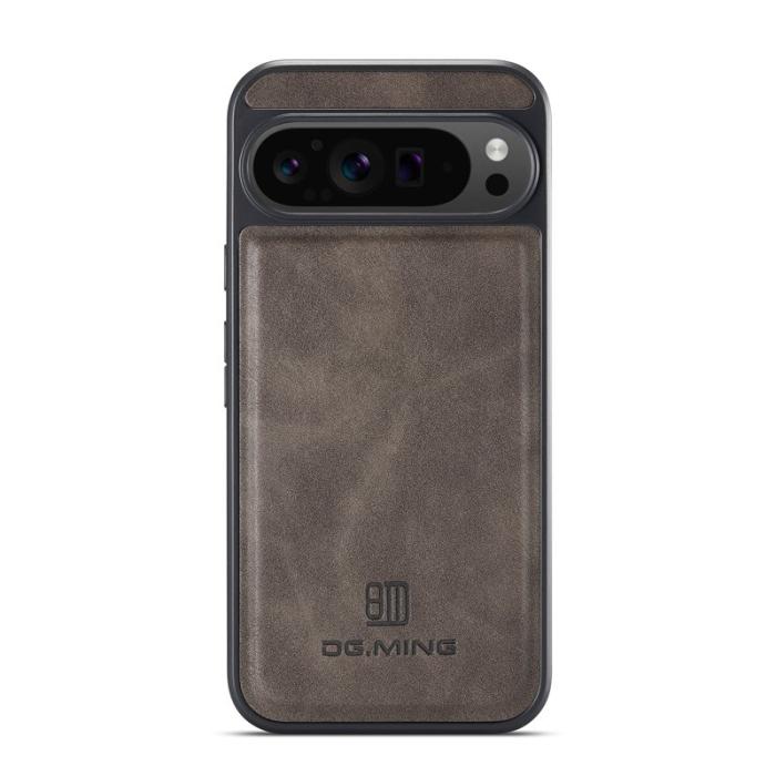 DG.MING - DG.MING Google Pixel 9 Pro XL Skal Anti-Drop Läder Kaffe