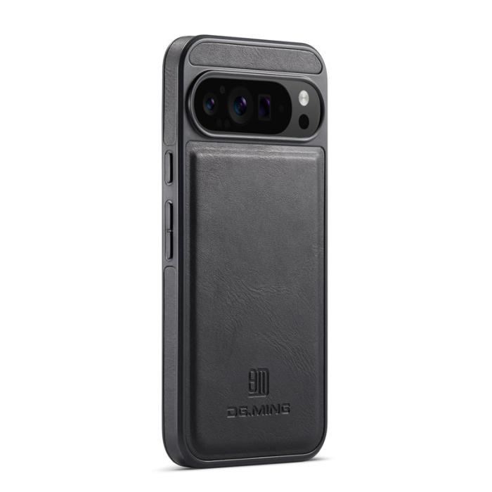 DG.MING - DG.MING Google Pixel 9 Pro XL Skal Anti-Drop Läder Svart