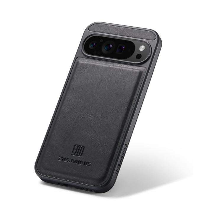 DG.MING - DG.MING Google Pixel 9 Pro XL Skal Anti-Drop Läder Svart