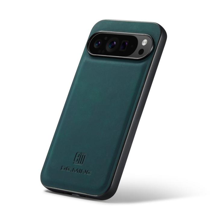 DG.MING - DG.MING Google Pixel 9 Pro XL Skal PU Läder Grön