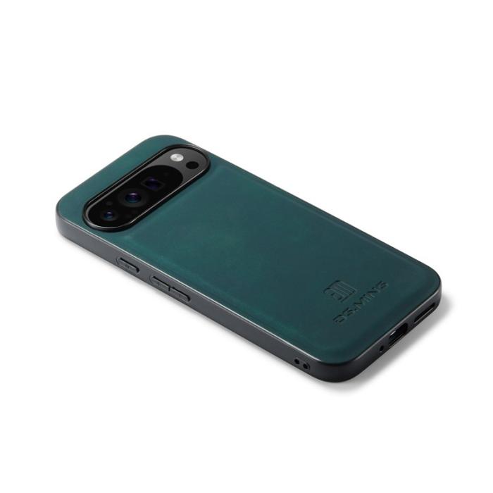 DG.MING - DG.MING Google Pixel 9 Pro XL Skal PU Läder Grön