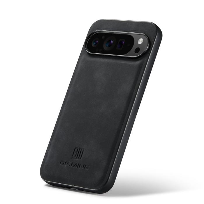DG.MING - DG.MING Google Pixel 9 Pro XL Skal PU Läder Svart