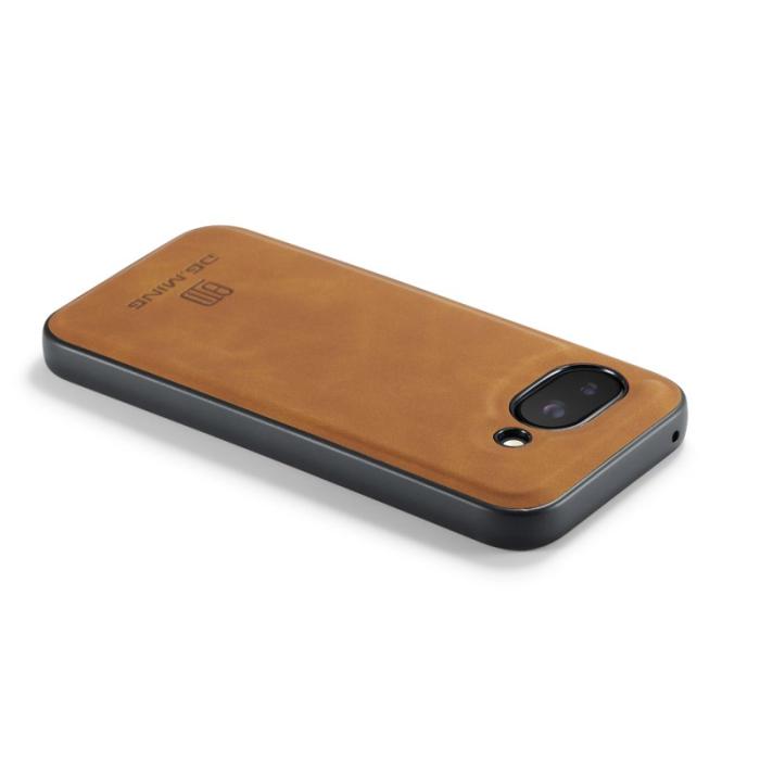DG.MING - DG.MING Google Pixel 9a Skal PU Läder Hybrid - Brun