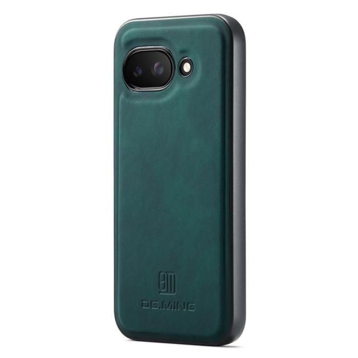 DG.MING - DG.MING Google Pixel 9a Skal PU Läder Hybrid Grön