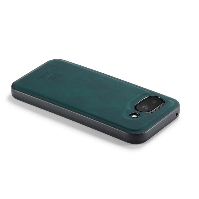 DG.MING - DG.MING Google Pixel 9a Skal PU Läder Hybrid Grön