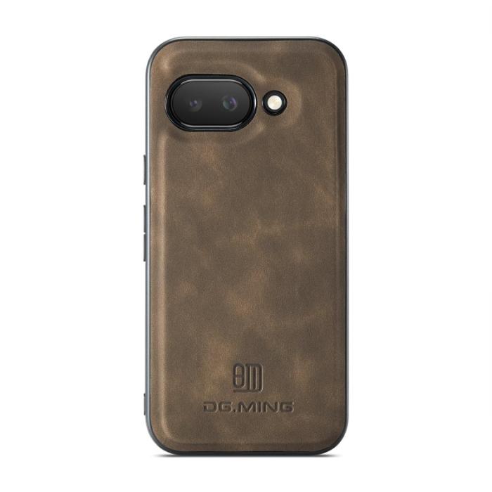 DG.MING - DG.MING Google Pixel 9a Skal PU Läder Hybrid - Kaffe