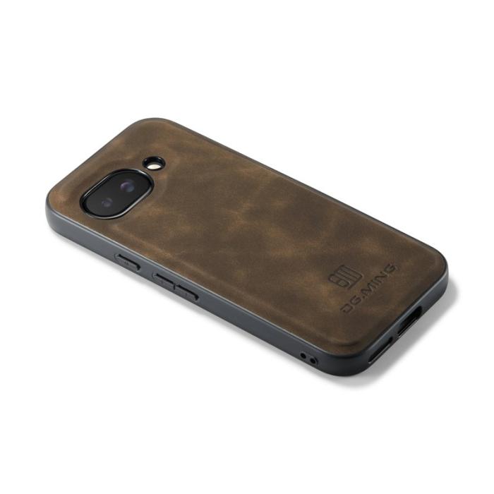 DG.MING - DG.MING Google Pixel 9a Skal PU Läder Hybrid - Kaffe