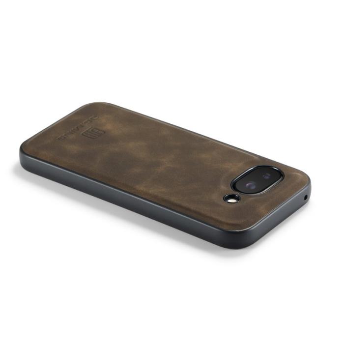 DG.MING - DG.MING Google Pixel 9a Skal PU Läder Hybrid - Kaffe