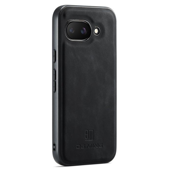 DG.MING - DG.MING Google Pixel 9a Skal PU Läder Hybrid - Svart