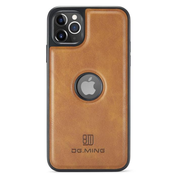DG.MING - DG.MING iPhone 11 Pro Max Skal Läderbeläggning Brun