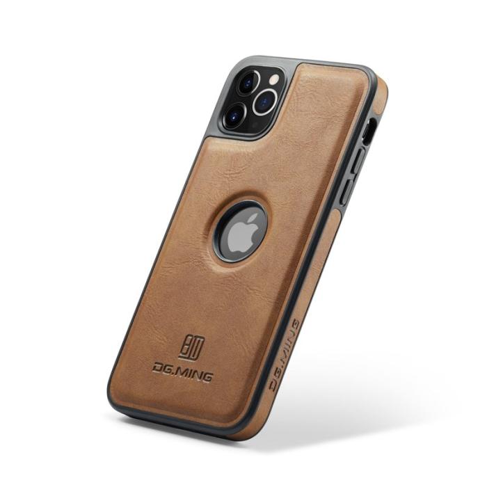 DG.MING - DG.MING iPhone 11 Pro Max Skal Läderbeläggning Brun