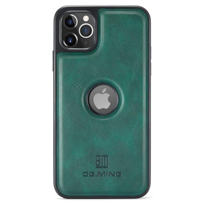 DG.MING - DG.MING iPhone 11 Pro Max Skal Läderbeläggning Grön