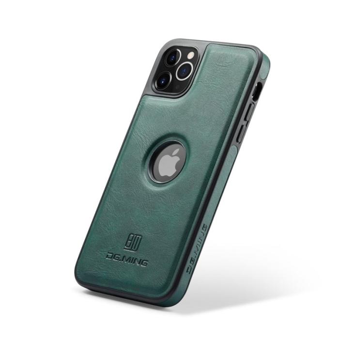 DG.MING - DG.MING iPhone 11 Pro Max Skal Läderbeläggning Grön