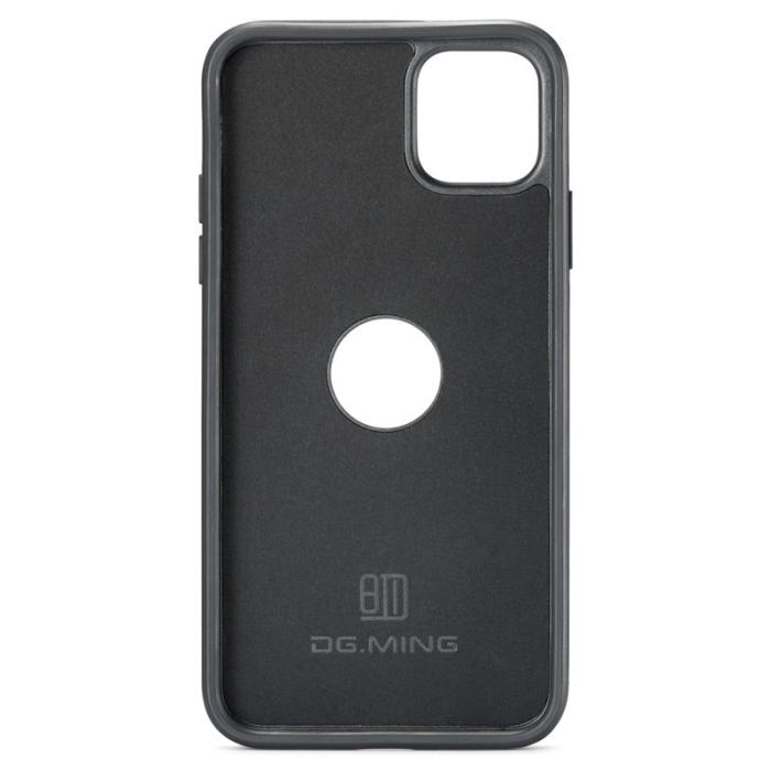 DG.MING - DG.MING iPhone 11 Pro Max Skal Läderbeläggning Kaffe