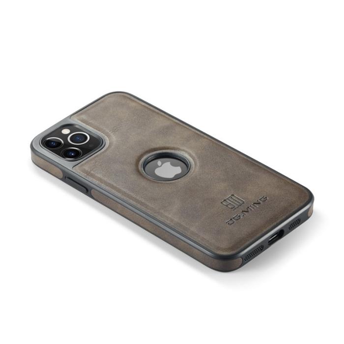 DG.MING - DG.MING iPhone 11 Pro Max Skal Läderbeläggning Kaffe