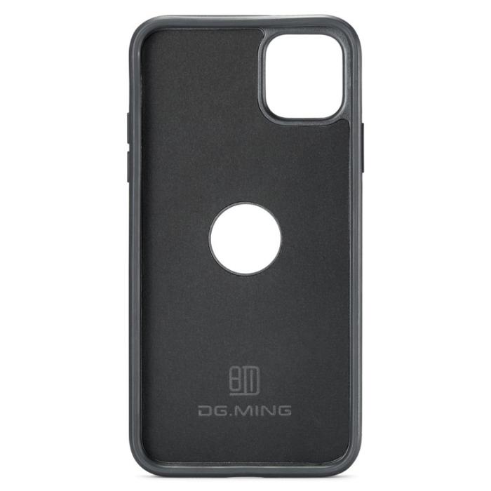 DG.MING - DG.MING iPhone 11 Pro Max Skal Läderbeläggning Svart