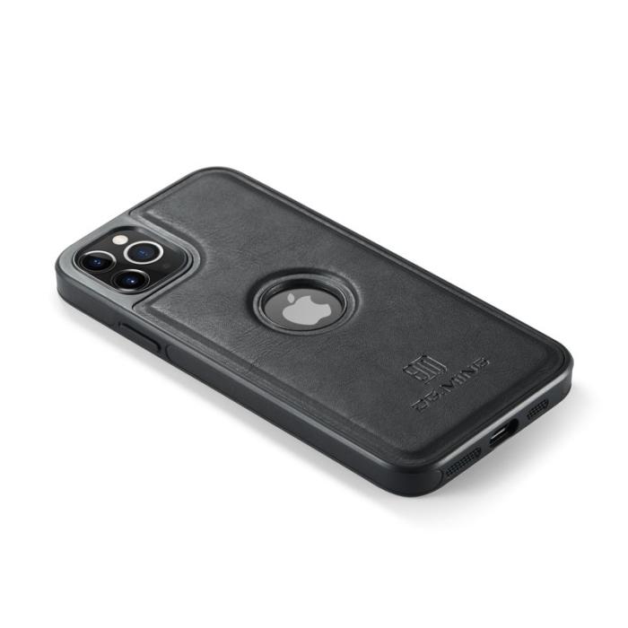 DG.MING - DG.MING iPhone 11 Pro Max Skal Läderbeläggning Svart