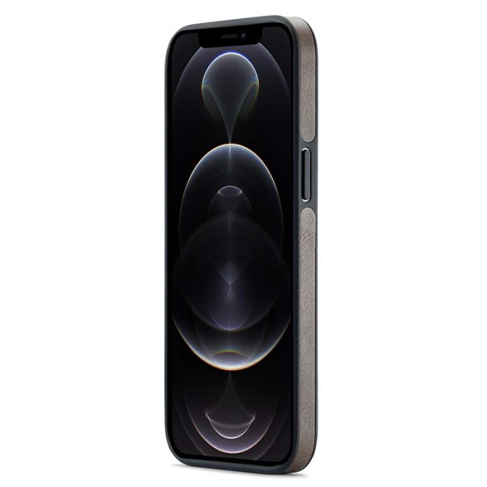 DG.MING - DG.MING iPhone 12 Pro Max Skal Logo View PU Läder - Kaffe