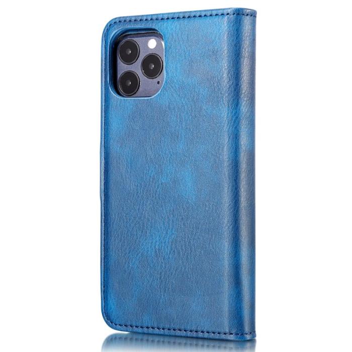 DG.MING - DG.MING iPhone 13 Pro Max Skal 2-i-1 Läder Blå