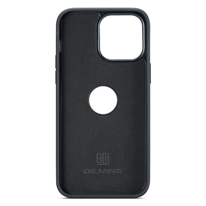 DG.MING - DG.MING iPhone 15 Plus Skal Logo View Lila PU Läder+PC+TPU