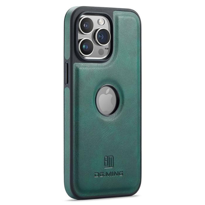 DG.MING - DG.MING iPhone 15 Skal Logo View Anti-Drop Grön