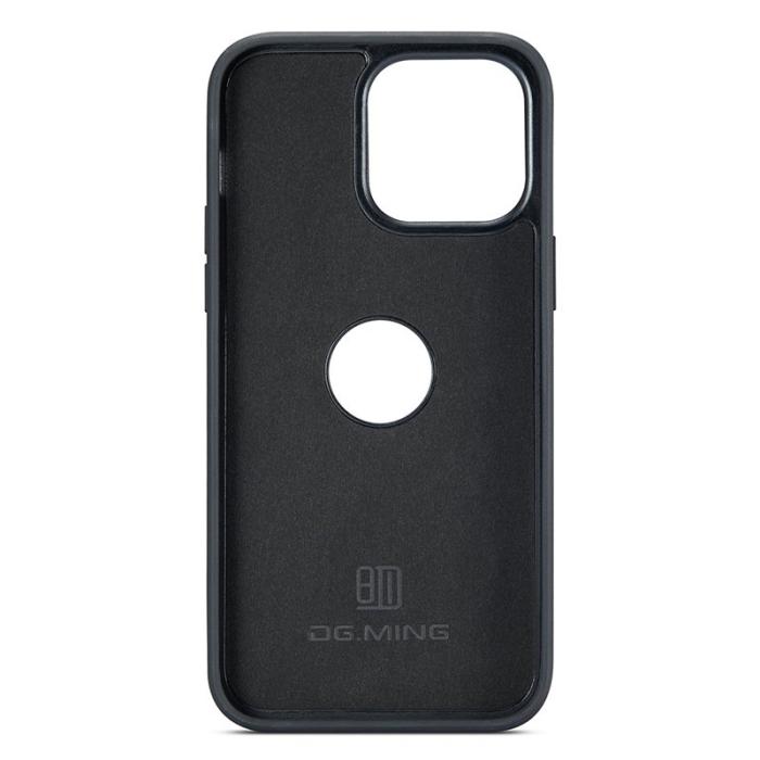 DG.MING - DG.MING iPhone 15 Skal Logo View Anti-Drop Lila