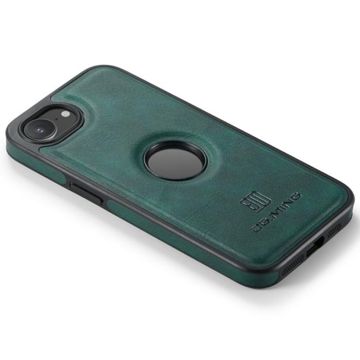 DG.MING - DG.MING iPhone 16e Skal Anti-Drop Läder Coated Grön