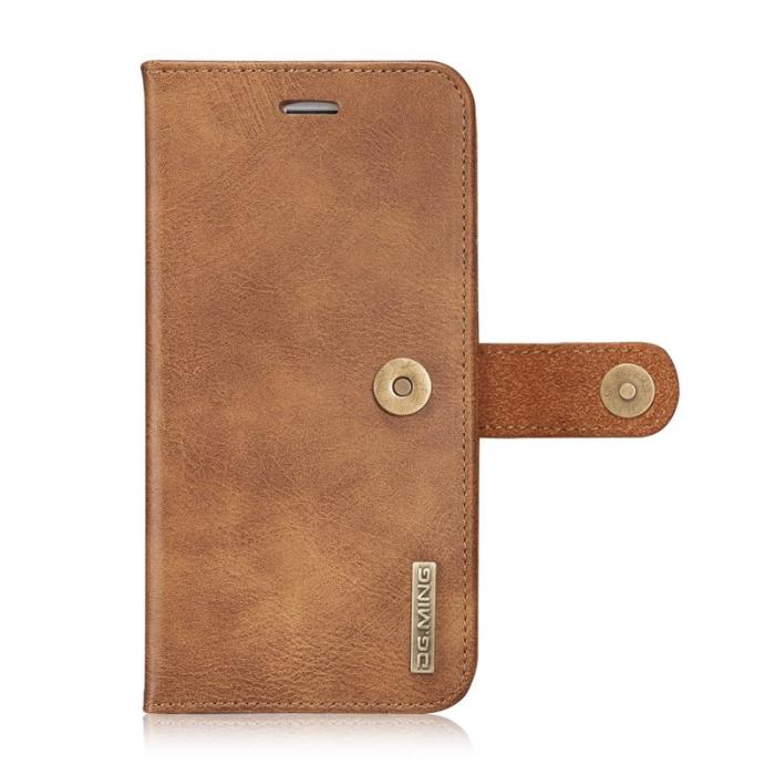 DG.MING - DG.MING iPhone 7 Plus Fodral i Split Läder och PC - Brun