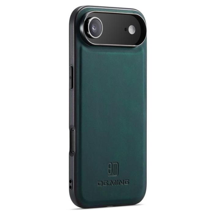 DG.MING - DG.MING iPhone Air Skal PU Läder Hybrid Grön