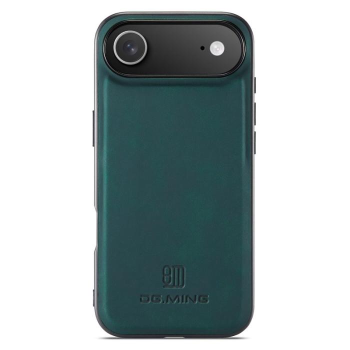 DG.MING - DG.MING iPhone Air Skal PU Läder Hybrid Grön