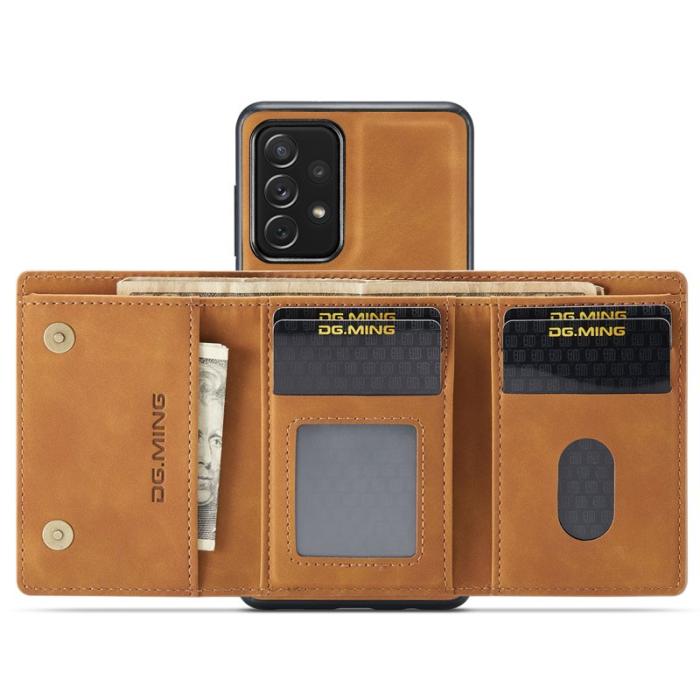 DG.MING - DG.MING M1 Series 2-in-1 Fodral för Samsung Galaxy A33 5G - Brun