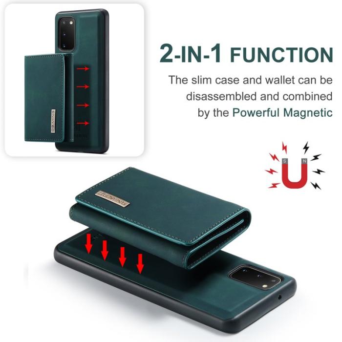 DG.MING - DG.MING M1 Series 2-in-1 Fodral med Magnet för Samsung S20 - Grön