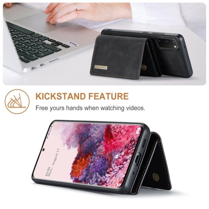 DG.MING - DG.MING M1 Series 2-in-1 Fodral med Magnet för Samsung S20 - Svart