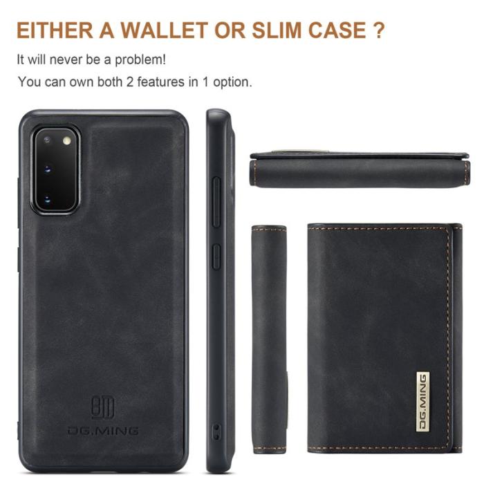 DG.MING - DG.MING M1 Series 2-in-1 Fodral med Magnet för Samsung S20 - Svart