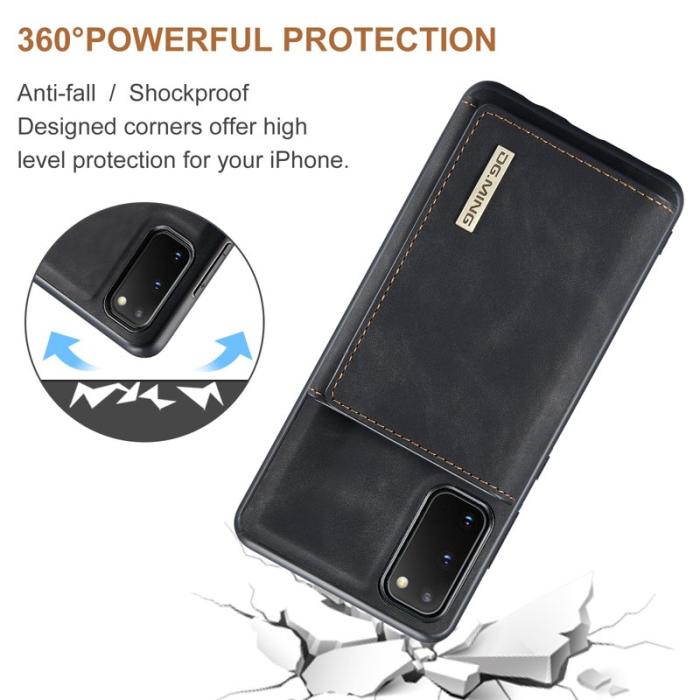 DG.MING - DG.MING M1 Series 2-in-1 Fodral med Magnet för Samsung S20 - Svart