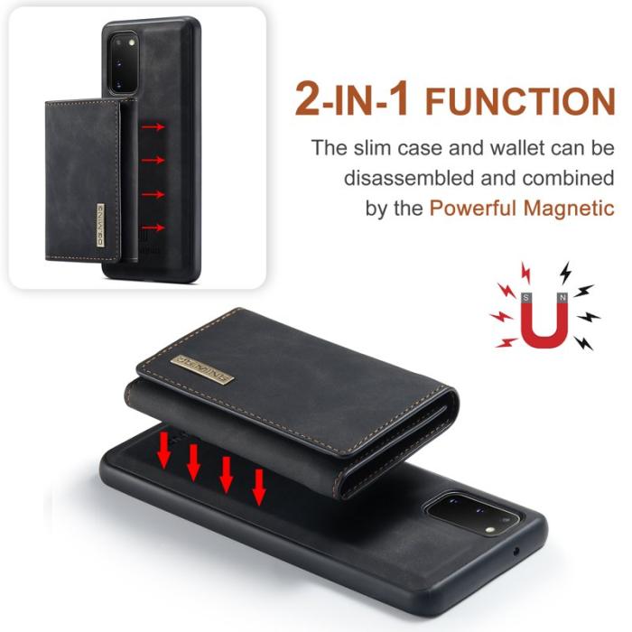 DG.MING - DG.MING M1 Series 2-in-1 Fodral med Magnet för Samsung S20 - Svart