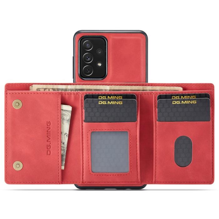 DG.MING - DG.MING M1 Series 2-in-1 Fodral Röd för Samsung Galaxy A33 5G