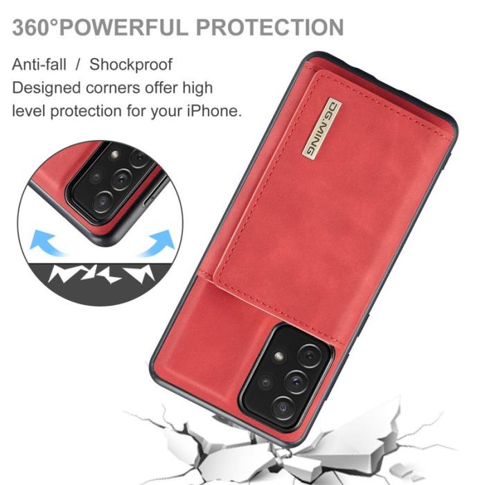 DG.MING - DG.MING M1 Series 2-in-1 Fodral Röd för Samsung Galaxy A33 5G