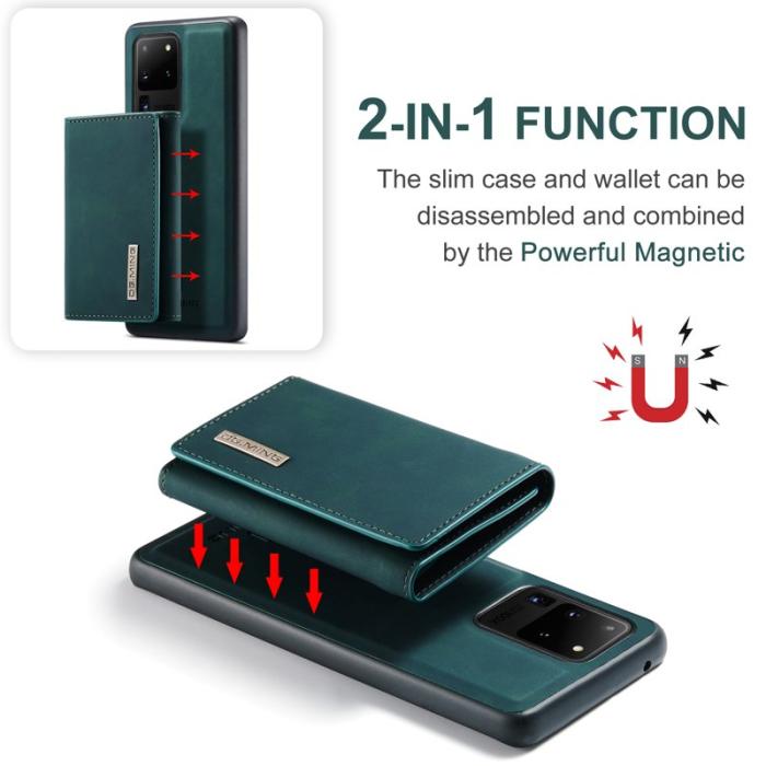 DG.MING - DG.MING M1 Series 2-in-1 Skal med Ställ för Galaxy S20 Ultra - Grön