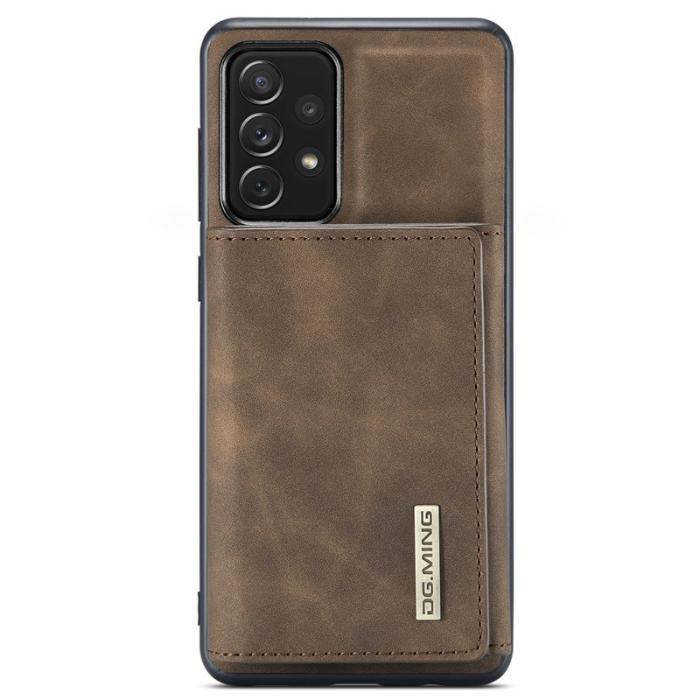 DG.MING - DG.MING M1 Series 2-in-1 Wallet Skal för Samsung Galaxy A33 5G - Coffee