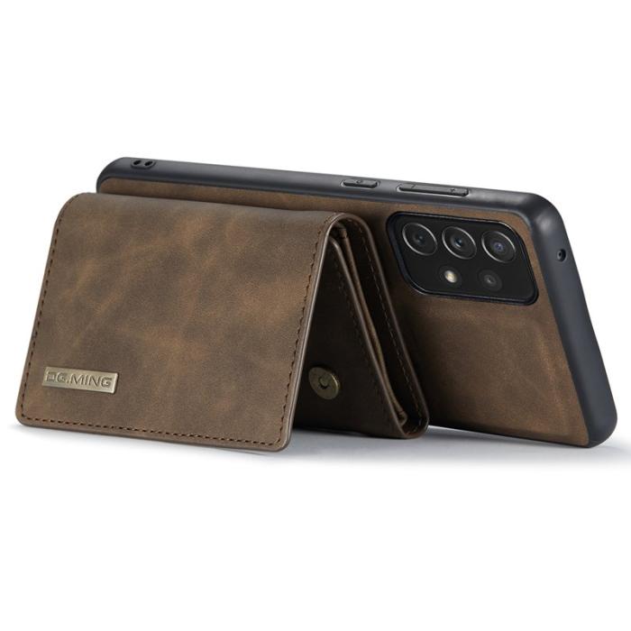 DG.MING - DG.MING M1 Series 2-in-1 Wallet Skal för Samsung Galaxy A33 5G - Coffee