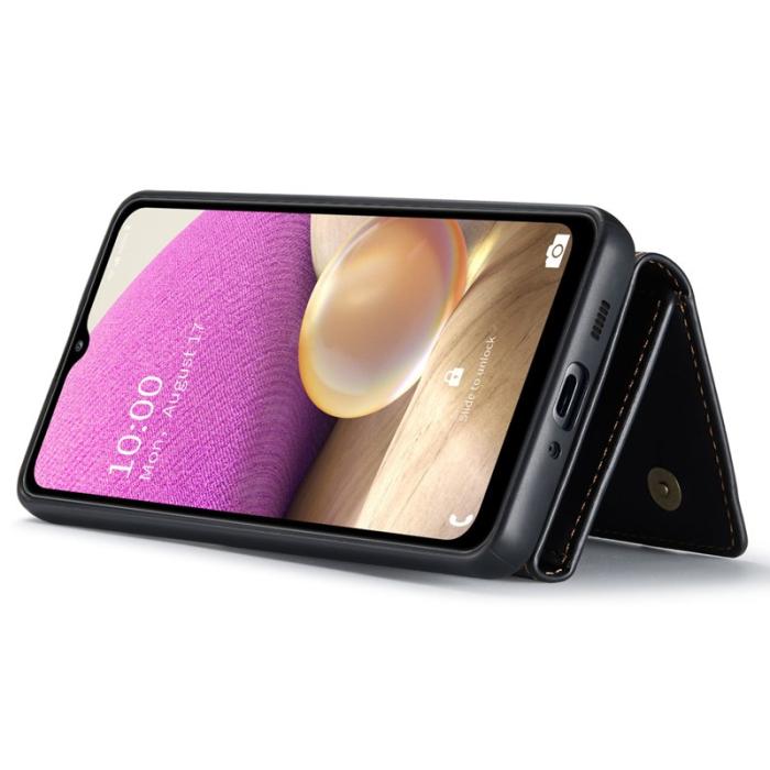 DG.MING - DG.MING M1 Series 2-in-1 Wallet Skal för Samsung Galaxy A33 5G - Svart