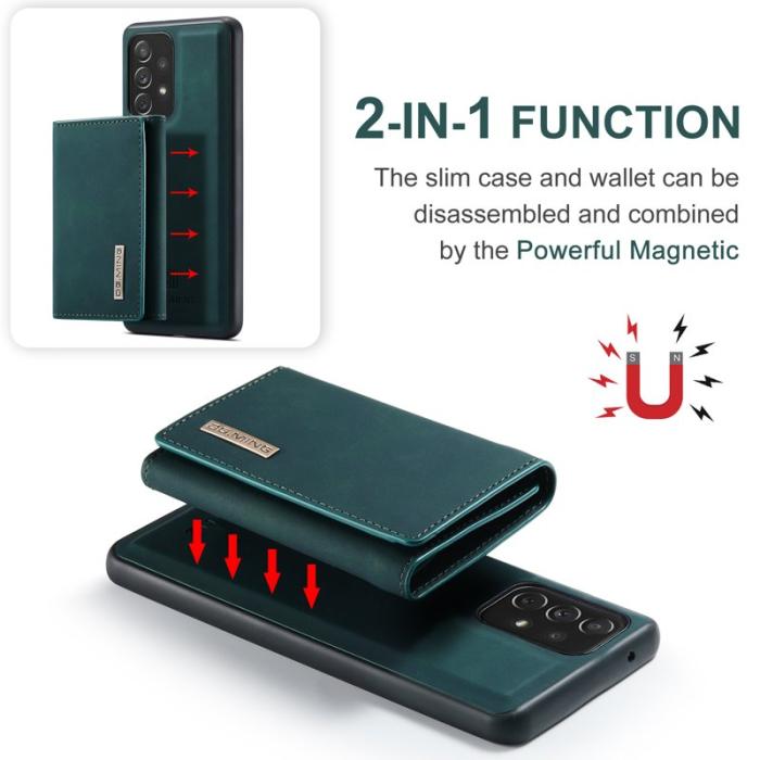 DG.MING - DG.MING M1 Series 2-in-1 Wallet Skal Grön för Samsung Galaxy A33 5G