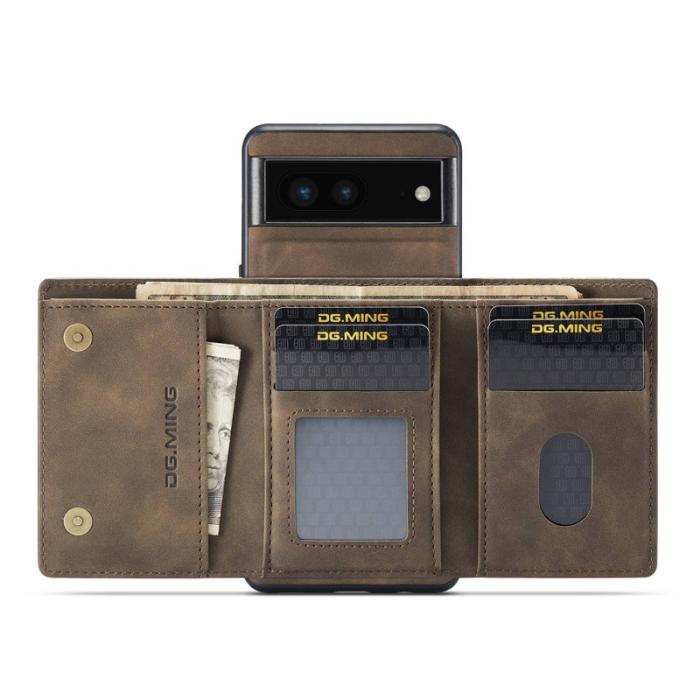 DG.MING - DG.MING M1 Series Fodral för Google Pixel 7 5G - Kaffe