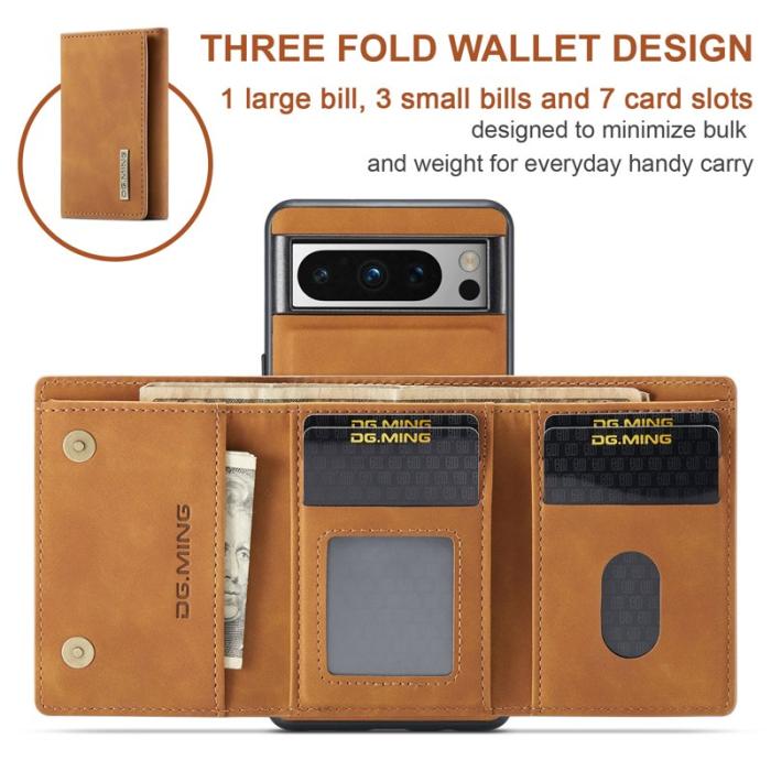 DG.MING - DG.MING M1 Series Fodral för Google Pixel 8 Pro - Brun