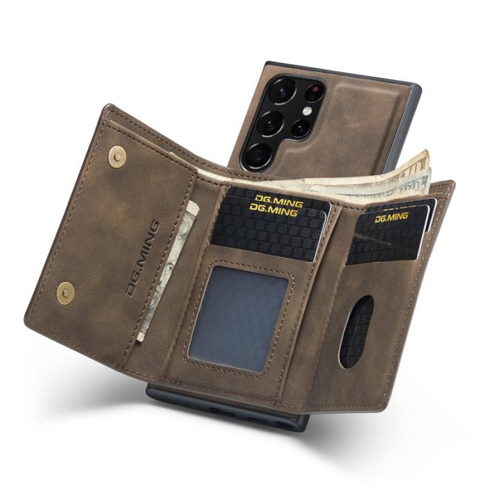 DG.MING - DG.MING M1 Series Fodral för Samsung Galaxy S24 Ultra - Coffee