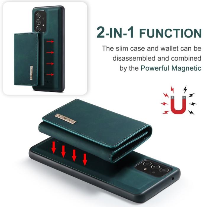 DG.MING - DG.MING M1 Series Fodral med Ställ för Samsung Galaxy A52 - Grön