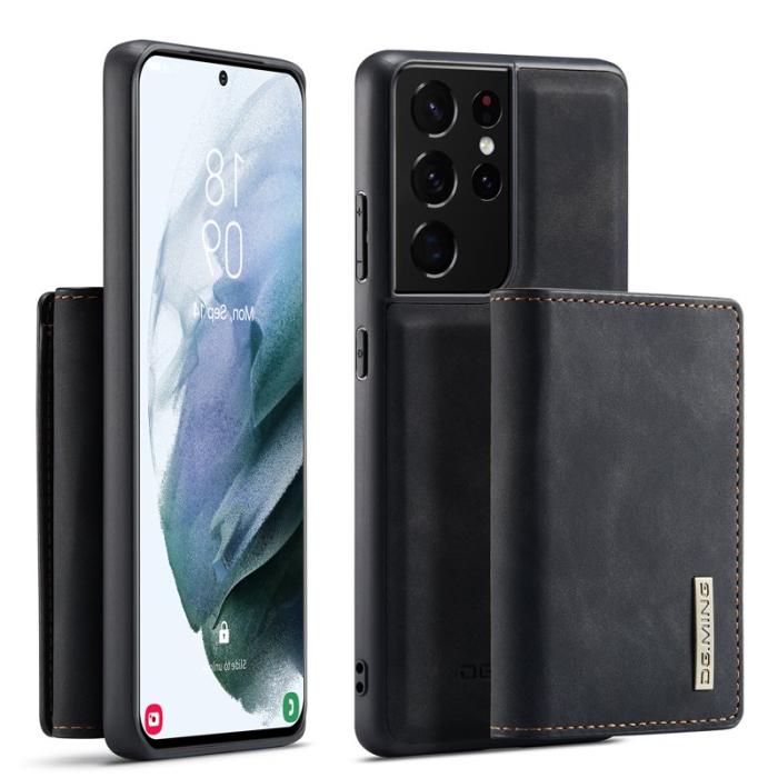 DG.MING - DG.MING M1 Series Fodral med Ställ för Samsung Galaxy S21 Ultra - Svart