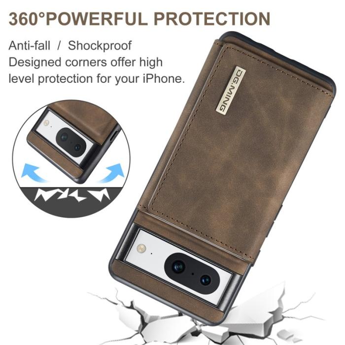 DG.MING - DG.MING M1 Series Google Pixel 8 Fodral Magnetisk Kaffe