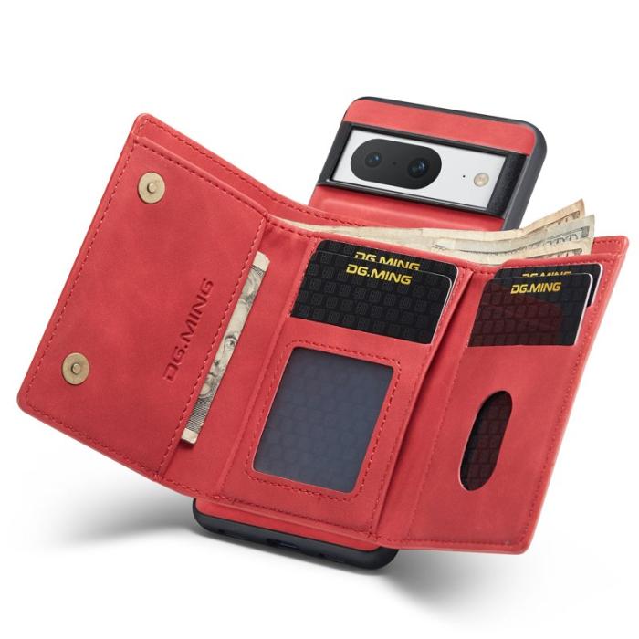 DG.MING - DG.MING M1 Series Google Pixel 8 Fodral Magnetisk Röd